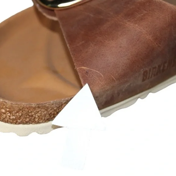 Birkenstock | Madrid Big Buckle Sandals | Cognac | Size 40 | Narrow Fit - Picture 13 of 15